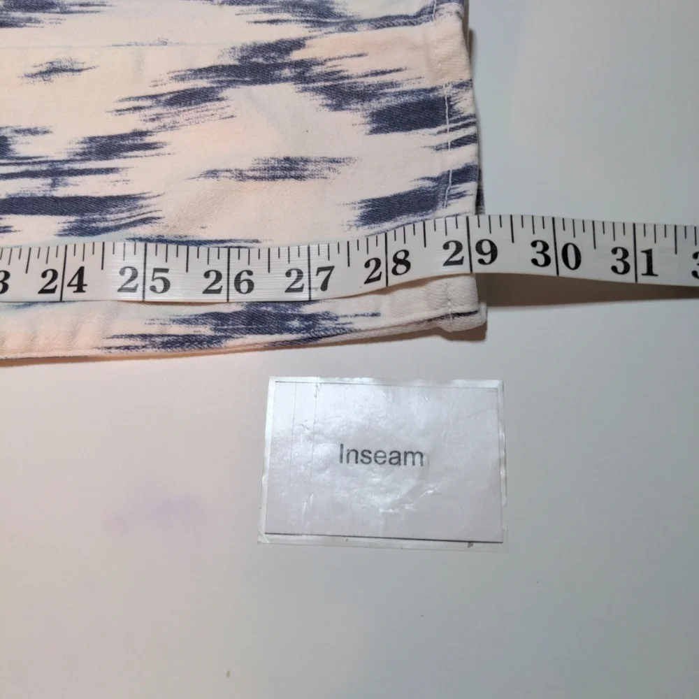 Paige Verdugo Ultra Skinny Jeans Women Sz 26 White Blue Stretch Coastal Cowgirl - Picture 11 of 13